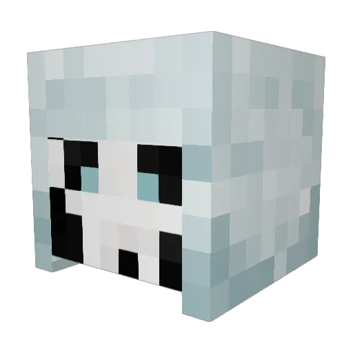 XXX_Dante Minecraft avatar head, 3D render