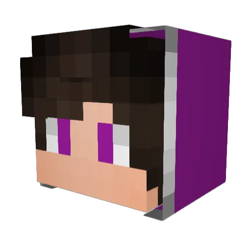 XXX_marfi Minecraft avatar head, 3D render