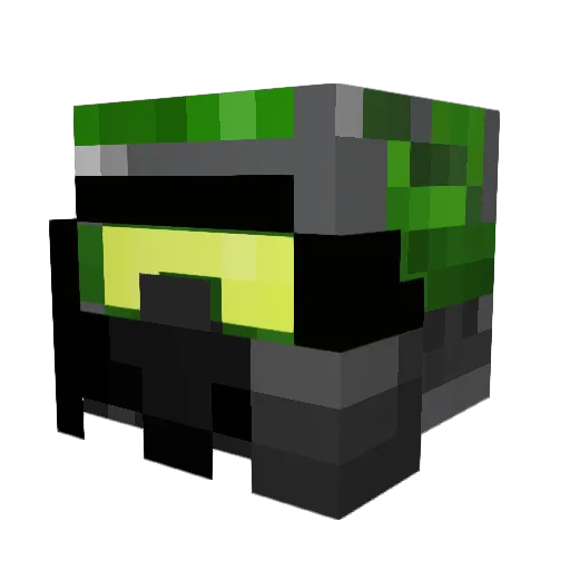 XX_SNIPI_XX Minecraft avatar head, 3D render