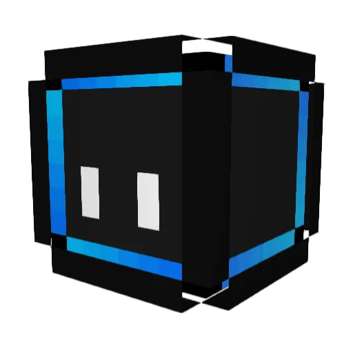 XXrider57XX Minecraft avatar head, 3D render