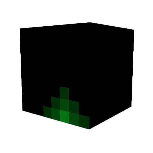 XYROZ_TV Minecraft avatar head, 3D render