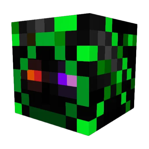 XYZtematic Minecraft avatar head, 3D render