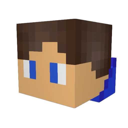 Minecraft-Avatar von XYach: Kopf als 3D-Render