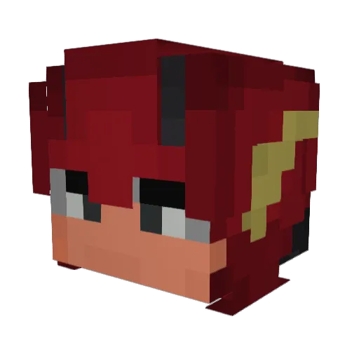 XZADONGX Minecraft avatar head, 3D render