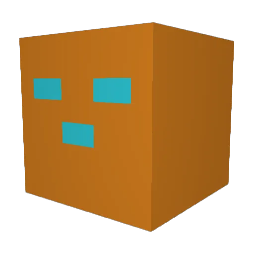 XZGhostXZ Minecraft avatar head, 3D render