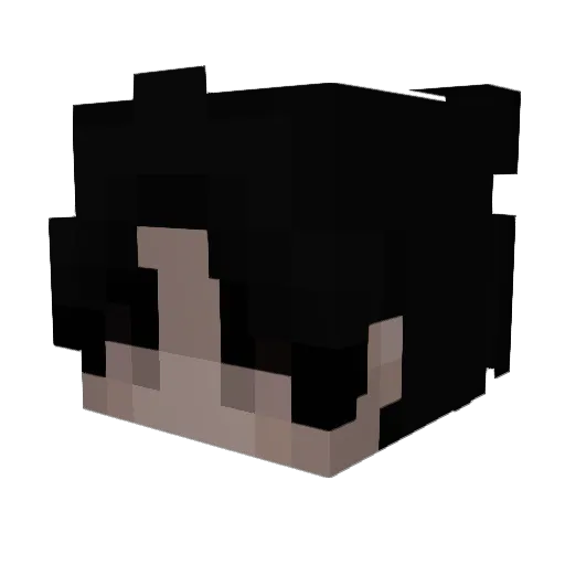 XZKC Minecraft avatar head, 3D render