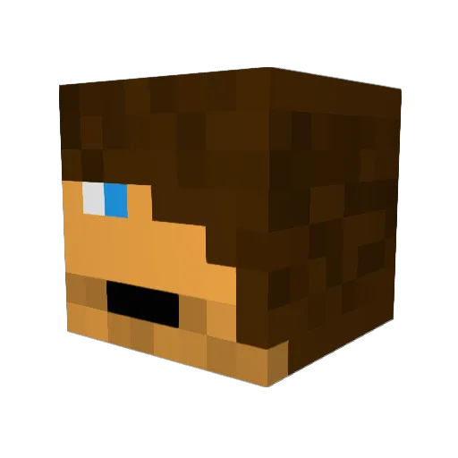 X_Aramis_X Minecraft avatar head, 3D render