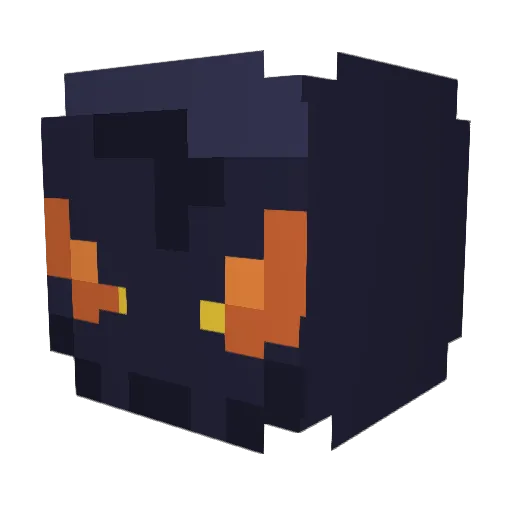 X_Cross_X Minecraft avatar head, 3D render