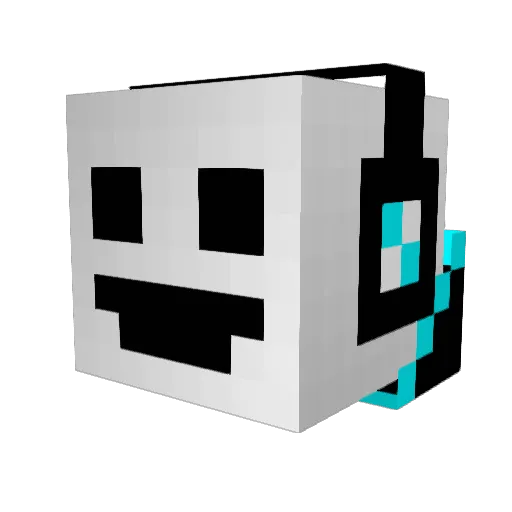 X_DUCK_XD Minecraft avatar head, 3D render