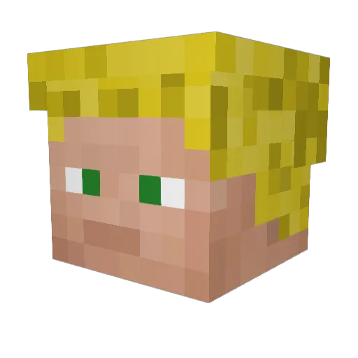 X_Farmer_X Minecraft avatar head, 3D render