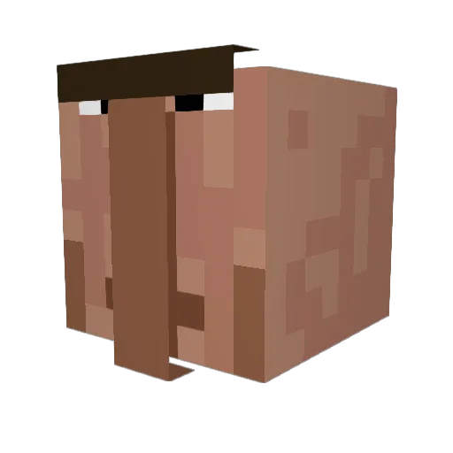 X_Filiput_X Minecraft avatar head, 3D render