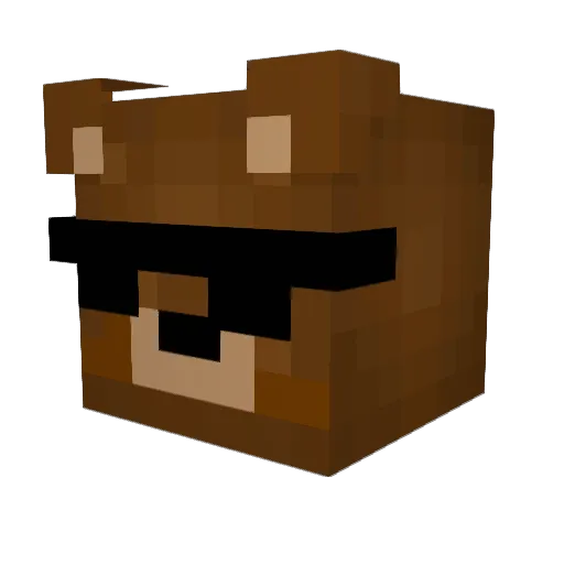 X_GabsMC_X Minecraft avatar head, 3D render