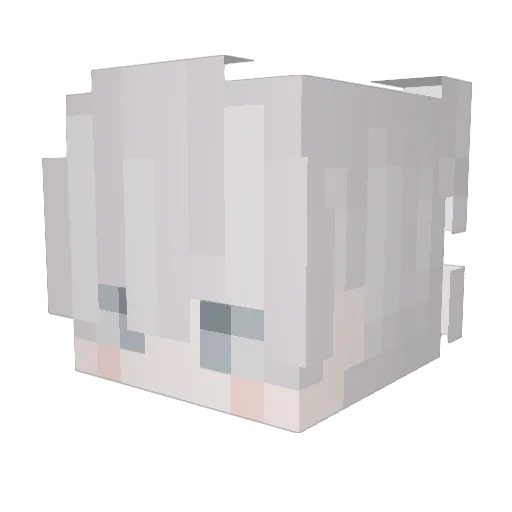 X_Gaming4 Minecraft avatar head, 3D render