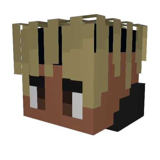 X_Luc4z_X Minecraft avatar head, 3D render