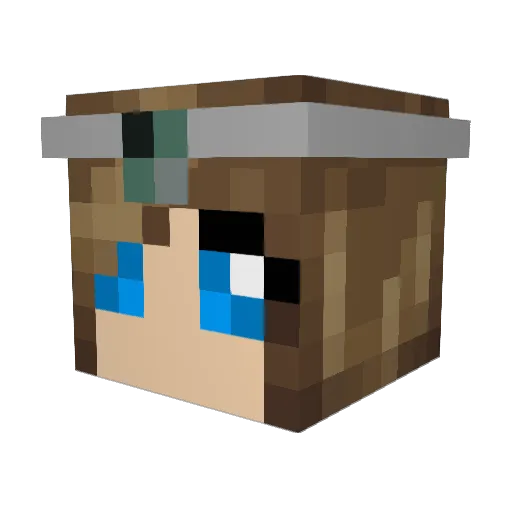 X_Malin_X Minecraft avatar head, 3D render