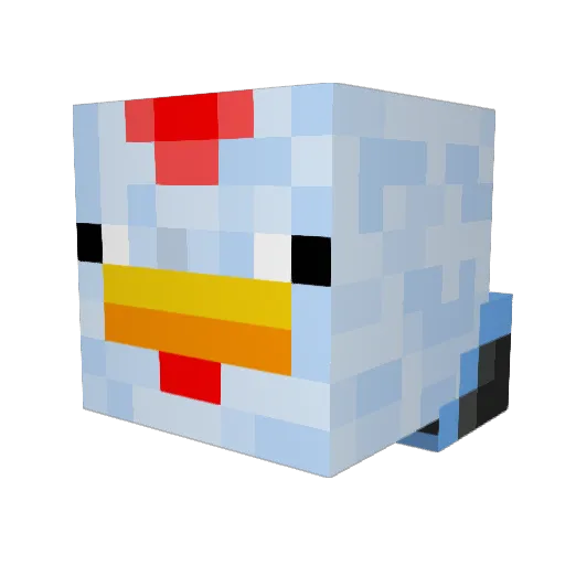 X_MiSteRio_X Minecraft avatar head, 3D render