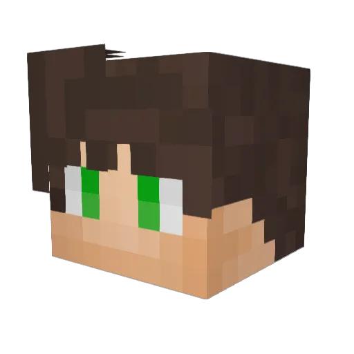 X_Mirash_X Minecraft avatar head, 3D render