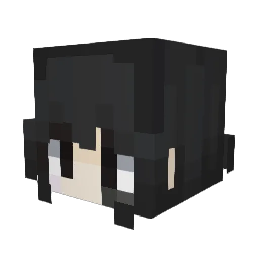 X_MoonLord_X Minecraft avatar head, 3D render