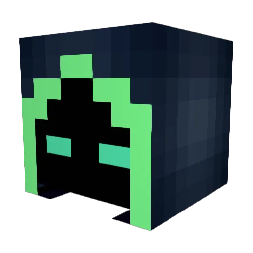 X_Noble Minecraft avatar head, 3D render