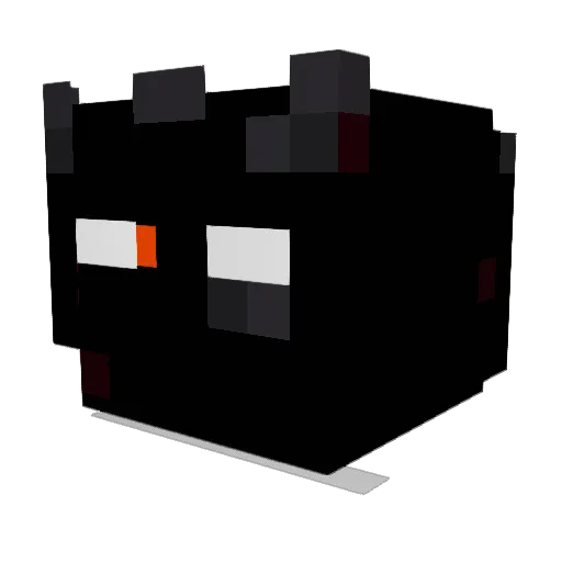 X_One_GG Minecraft avatar head, 3D render