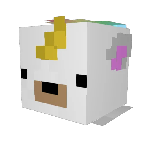 X_Pawel_X Minecraft avatar head, 3D render