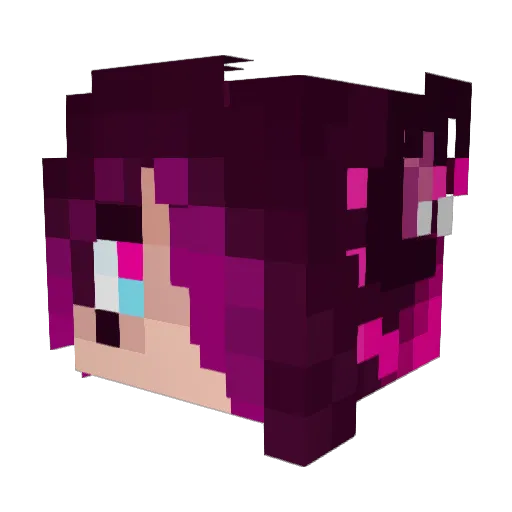 X_SABI_X Minecraft avatar head, 3D render