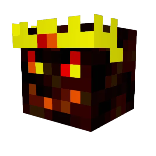 X_Serai Minecraft avatar head, 3D render