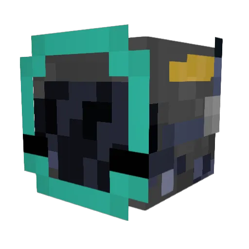 X_SniperViper Minecraft avatar head, 3D render