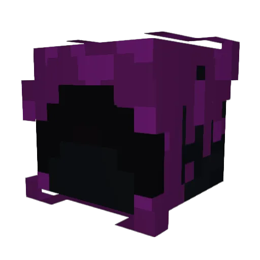 X_Umbra Minecraft avatar head, 3D render