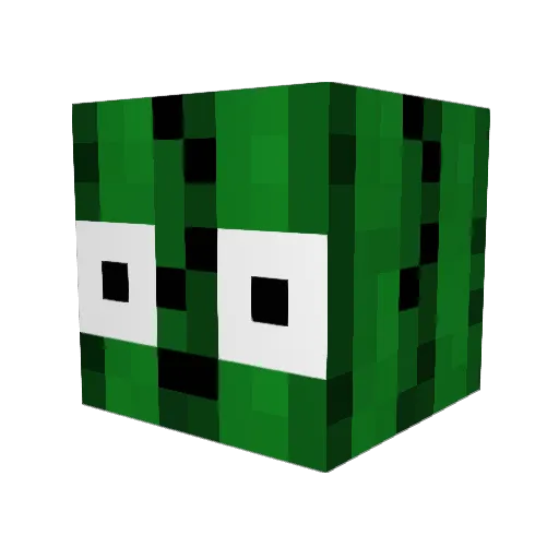 X_Ur_Down_Bad_X Minecraft avatar head, 3D render