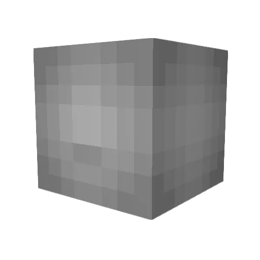X_cuseMe Minecraft avatar head, 3D render