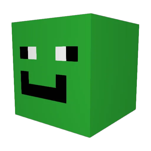 X_gamer595 Minecraft avatar head, 3D render