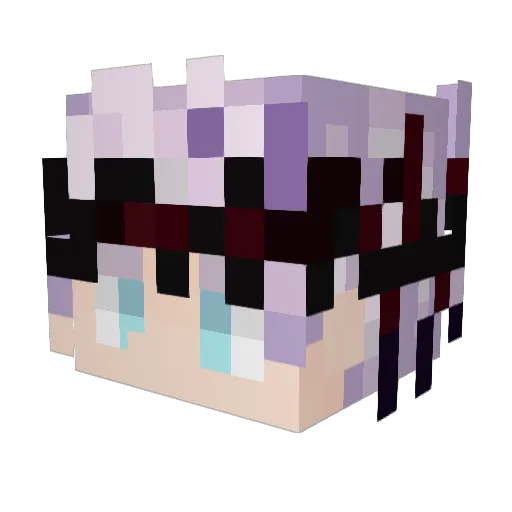 X_games3421 Minecraft avatar head, 3D render