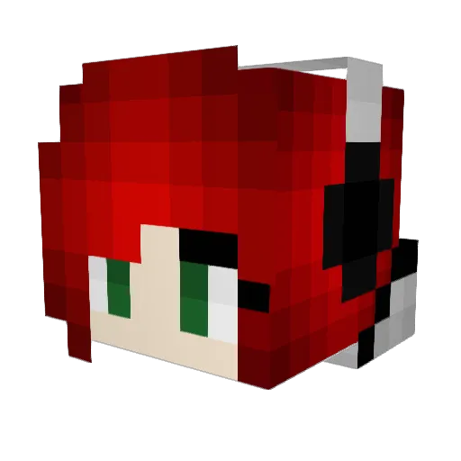 X_grXce_X Minecraft avatar head, 3D render