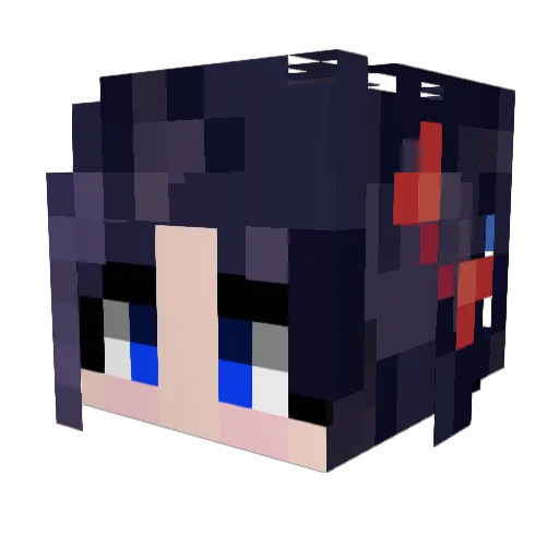 X_lmlLautylml_X Minecraft avatar head, 3D render