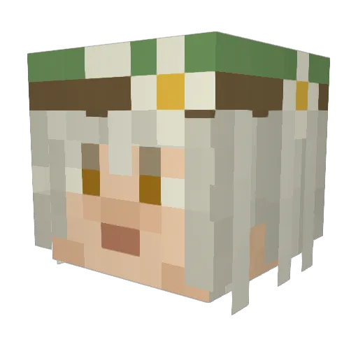 X_tir_X Minecraft avatar head, 3D render