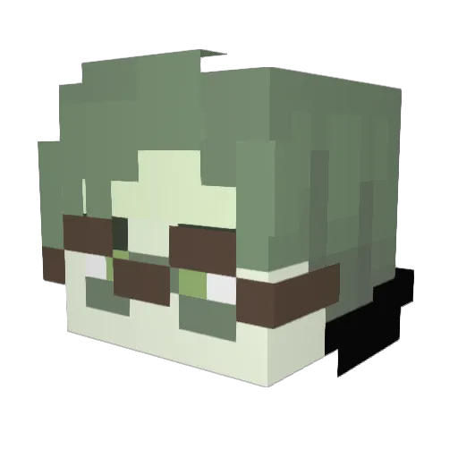 X_tylar Minecraft avatar head, 3D render