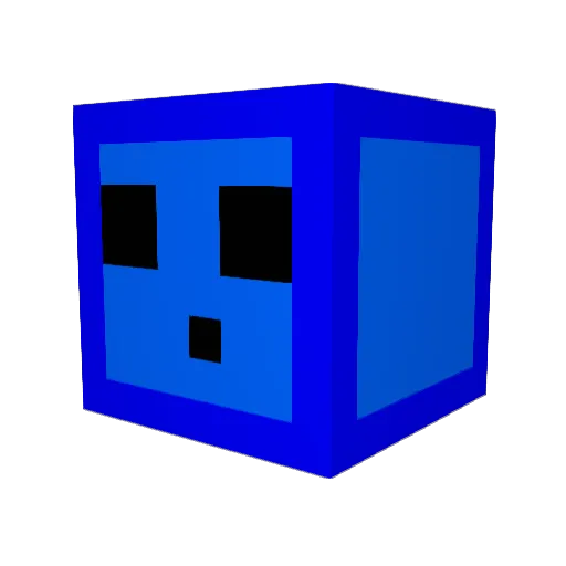 Xact28 Minecraft avatar head, 3D render