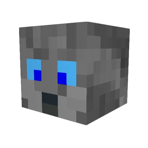 Xadarius Minecraft avatar head, 3D render