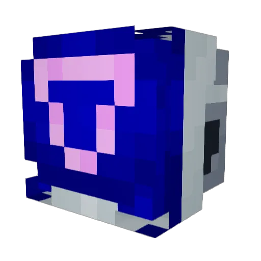Xafe_ Minecraft avatar head, 3D render