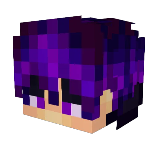 Xag803 Minecraft avatar head, 3D render