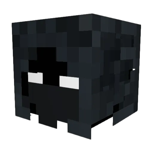 Xages Minecraft avatar head, 3D render