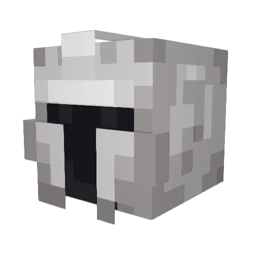Xahaar Minecraft avatar head, 3D render