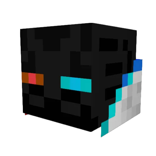 Xaice010 Minecraft avatar head, 3D render