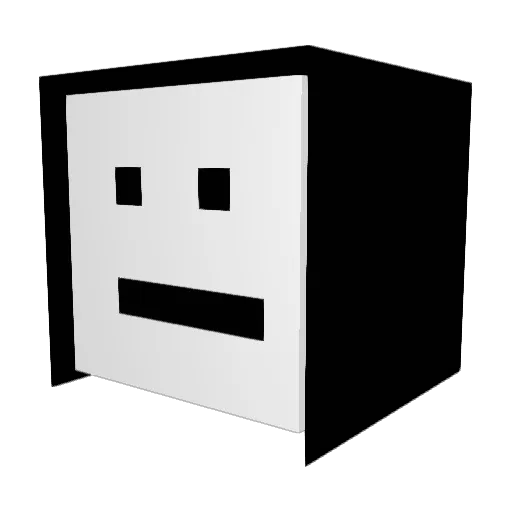 Xaimarr Minecraft avatar head, 3D render