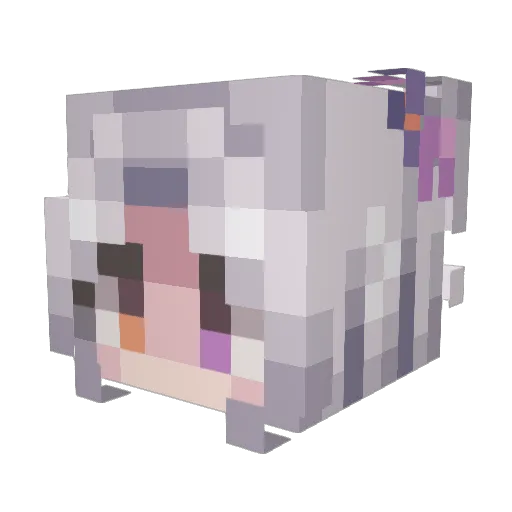 XainL Minecraft avatar head, 3D render