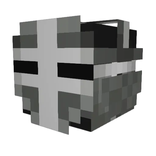 Xakersta Minecraft avatar head, 3D render