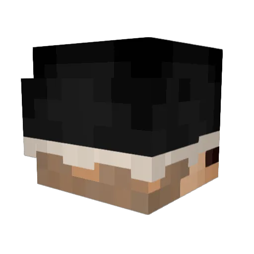 Xalamer666 Minecraft avatar head, 3D render