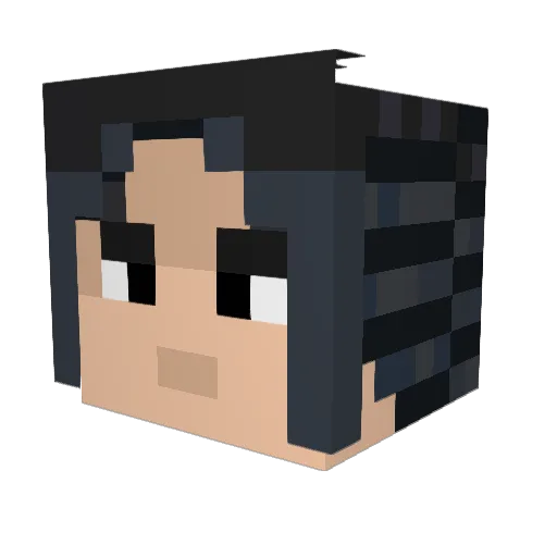 XaleCl Minecraft avatar head, 3D render