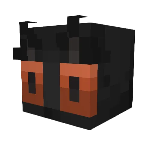 Xalfexi Minecraft avatar head, 3D render
